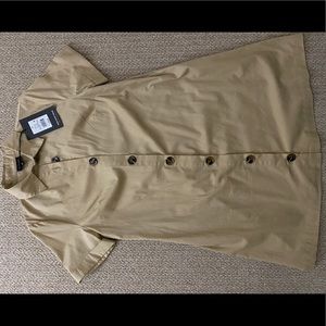 Khaki Button Down Dress